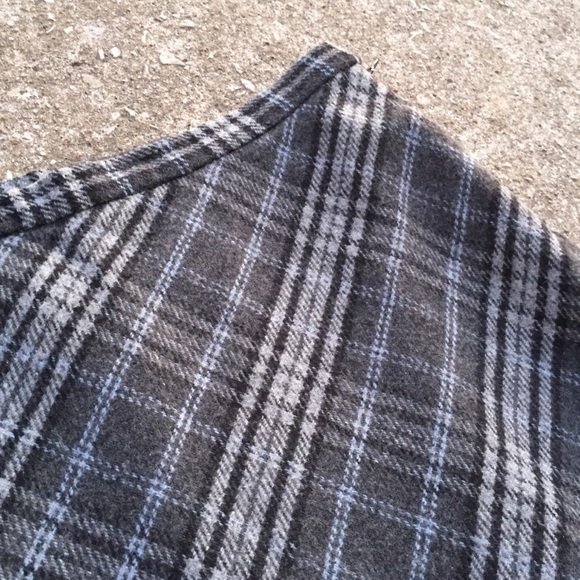 Vintage Wool Blend Plaid Skirt! - Picture 2 of 5